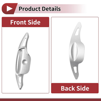 Silver Tone Aluminum Alloy Steering Wheel Paddles for Kia Sorento (2018)