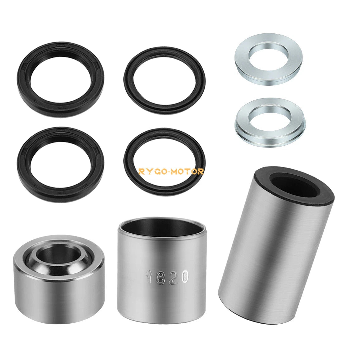 Front Upper Lower Shock Bushing Kit for Honda TRX400EX