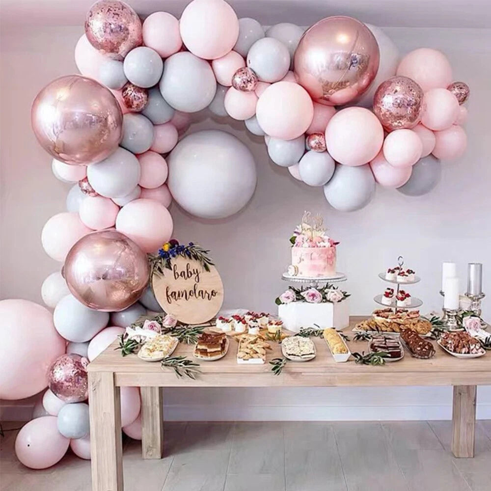 169Pcs Balloon Arch Garland Kit for Birthday Wedding Baby Shower Party Decor