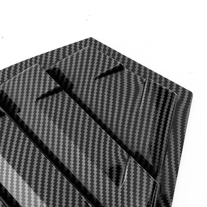 Carbon Style Rear Vent Window Scoop Louver Cover Trim for Nissan Sentra (2020-2024)