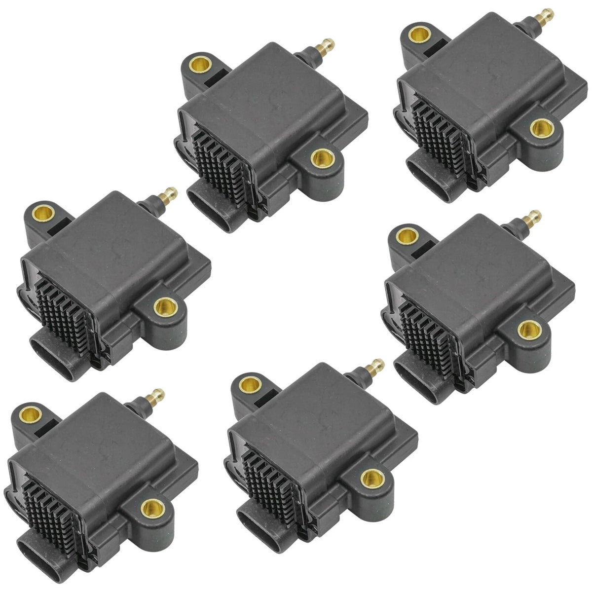 6-Pack Ignition Coils for Mercury Outboard 225/300HP 225X/300X 3.0L EFI