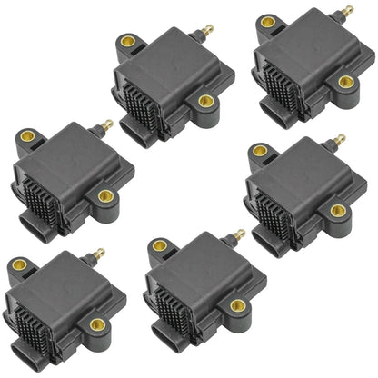 6-Pack Ignition Coils for Mercury Outboard 225/300HP 225X/300X 3.0L EFI