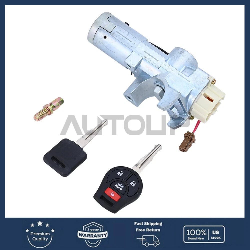 Ignition Switch Assembly with Keys for Nissan Versa (2012–2019)