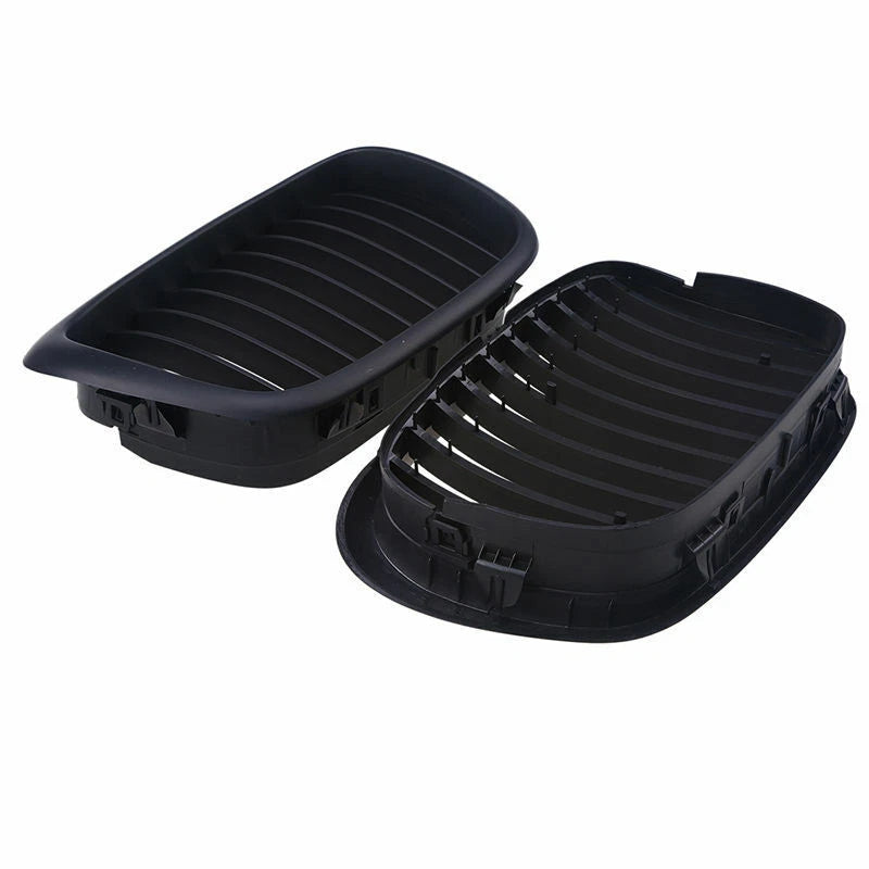 Matte Black Front Hood Kidney Grille for BMW E39 525i 528i 530i 540i M5 (1997-2003)