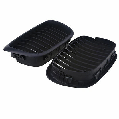 Matte Black Front Hood Kidney Grille for BMW E39 525i 528i 530i 540i M5 (1997-2003)