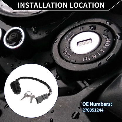 Ignition Key Switch / 1 Set / Key Switch for Kawasaki Mule 3000 (2001–2008)