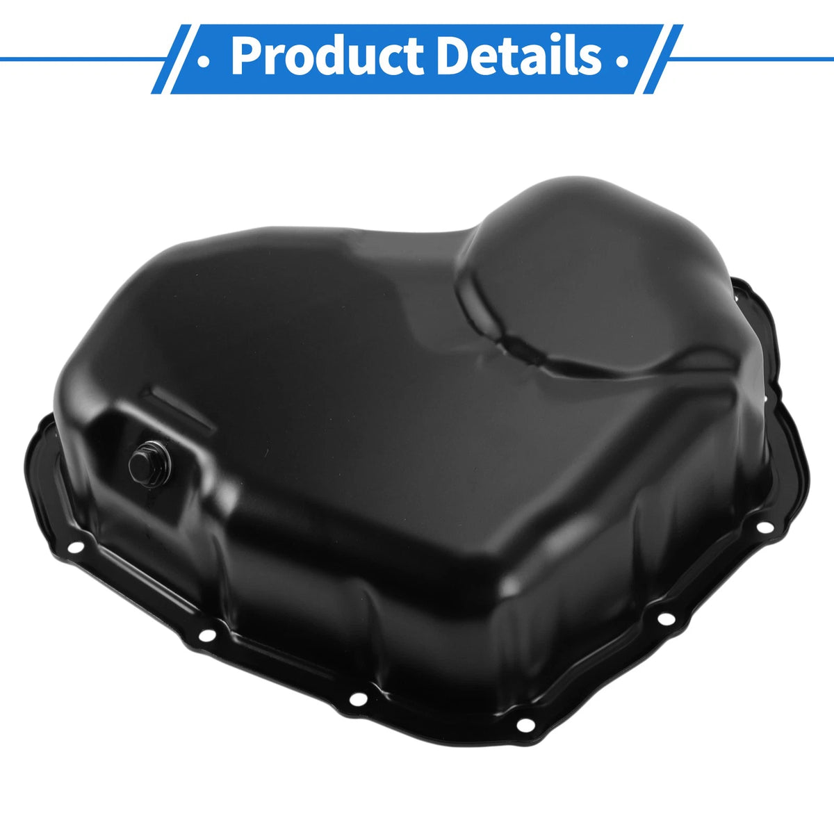 Engine Oil Pan for Toyota Highlander 2018-2021 Steel Black