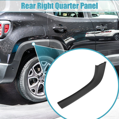 Rear Right Fender Trim for Jeep Renegade (2015-2021) - Plastic Black