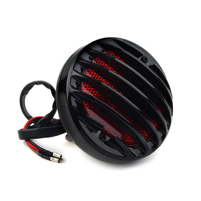 Round Motorcycle Rear Tail Light for Harley Cruiser Cafe Racer Bobber Chopper