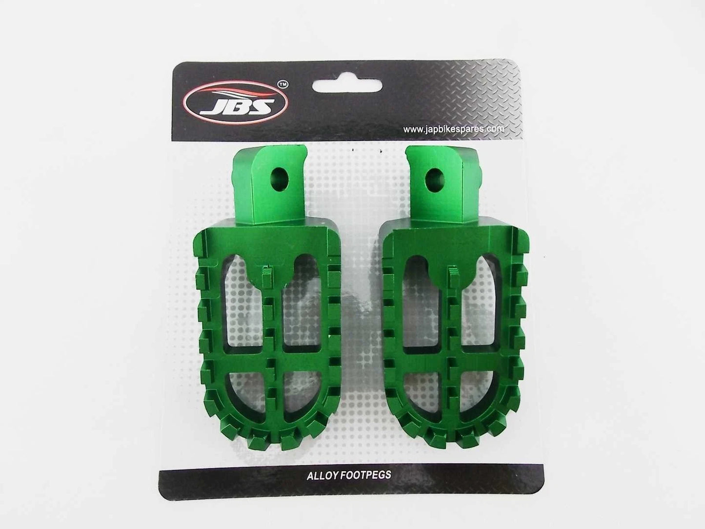 CNC Billet Alloy Foot Pegs for Honda XR50 (2000-2004) -  Green Footrests