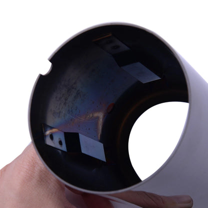 Titanium Black Muffler Exhaust Tips for BMW E90 E92 325i 328i (2007-2013)