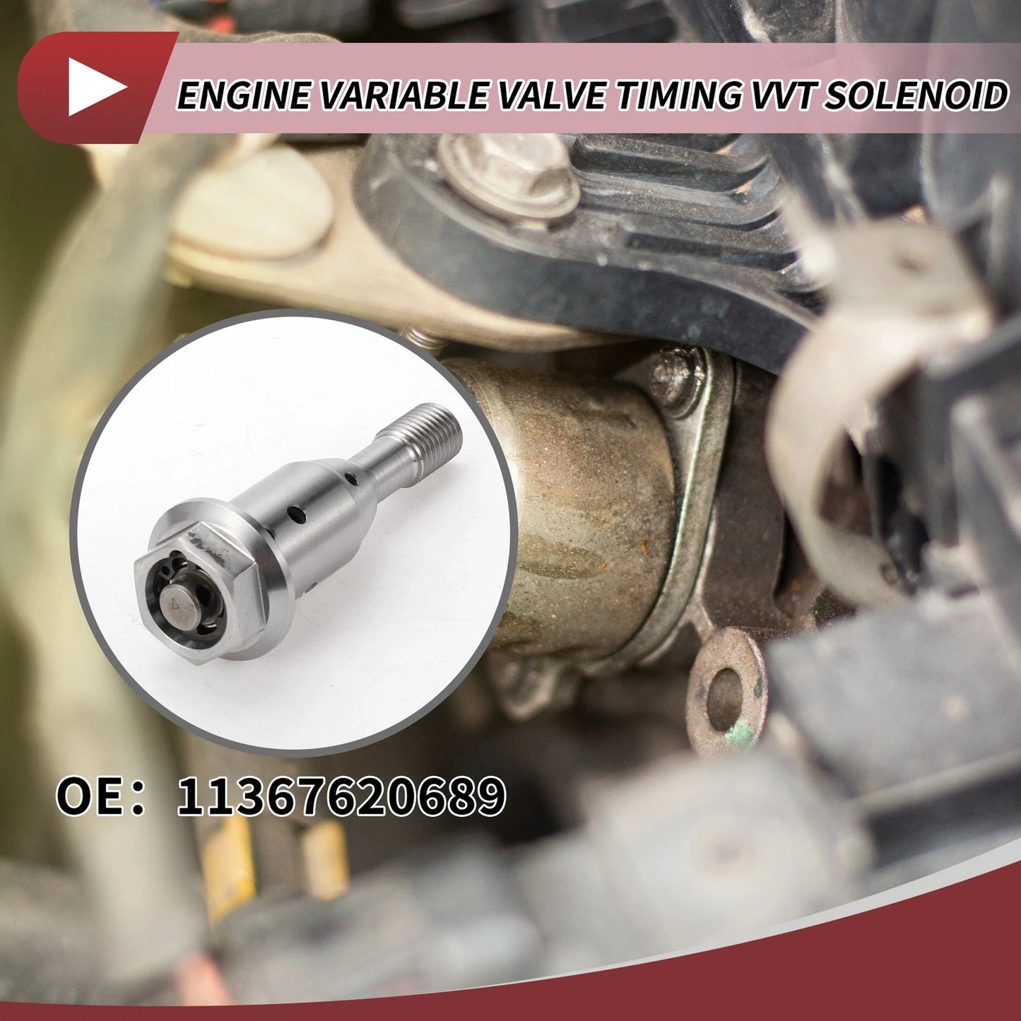 Intake Exhaust Engine Variable Valve Solenoid for Mini Cooper 1.5L (2014-2019)