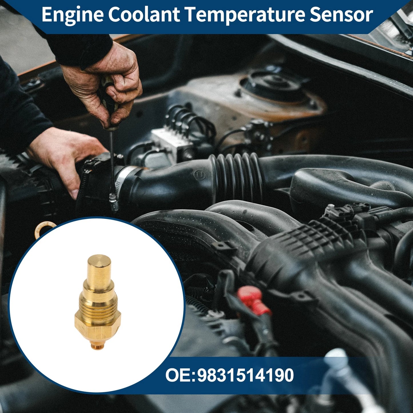 Engine Coolant Temperature Sensor for Isuzu Impulse (1983-1987)