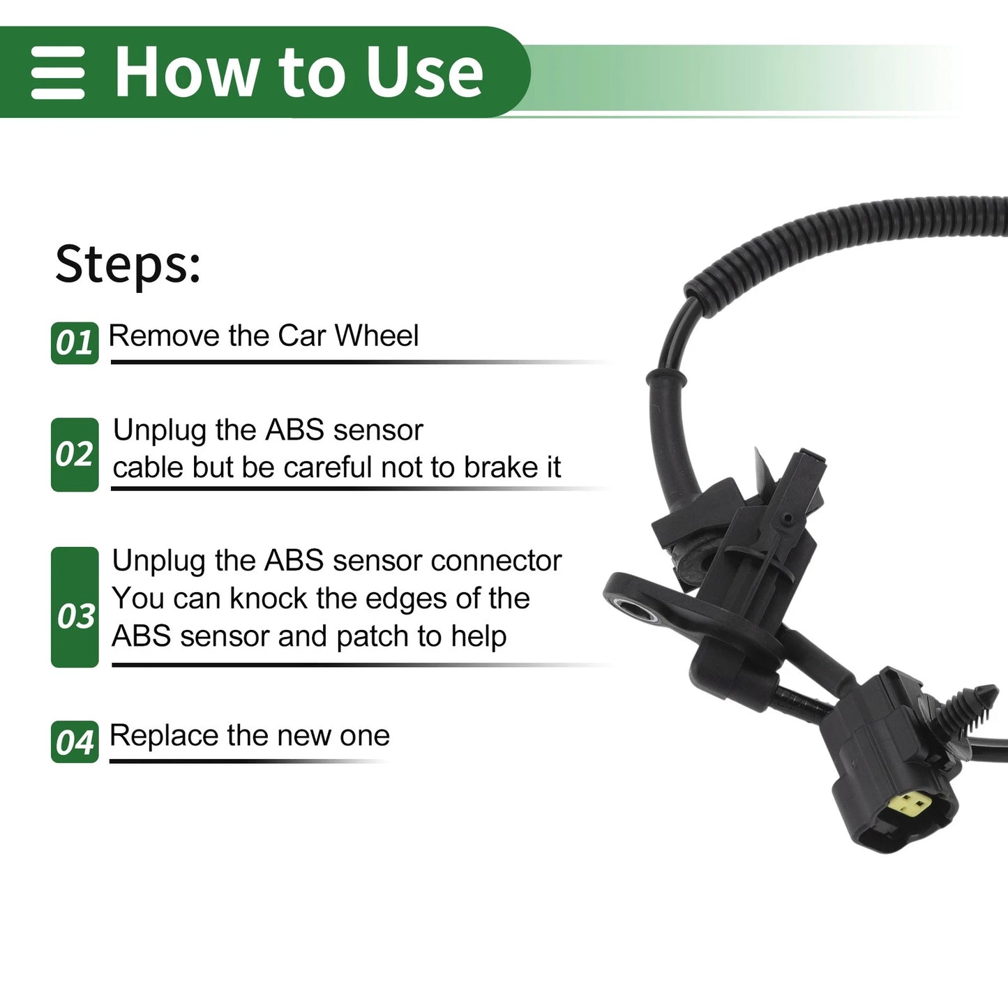 ABS Wheel Speed Sensor for Chevrolet Sail (2012-2017)