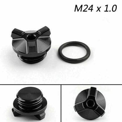 M24 x 1.0 Black Oil Cap Bolt for BMW G310GS, G310R (2017-2018)