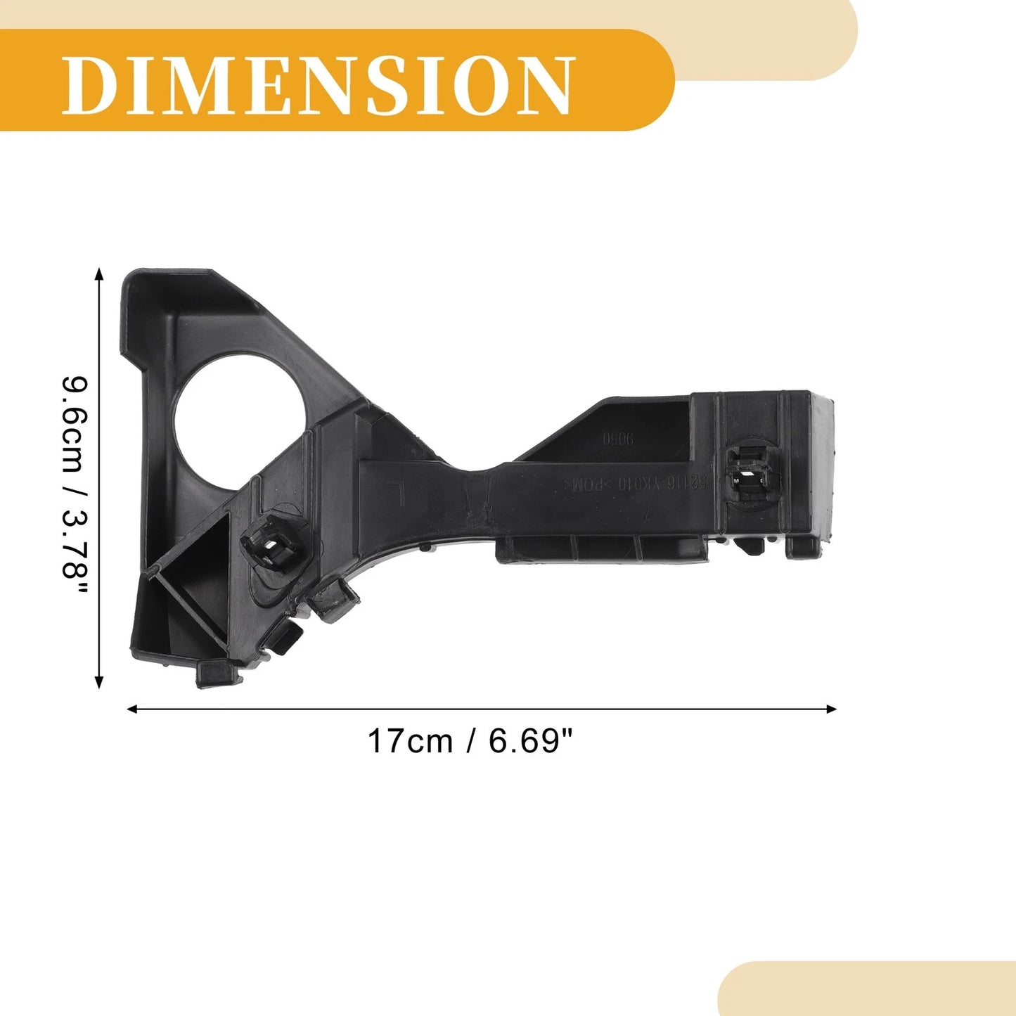 Front Bumper Support Bracket for Toyota Corolla (2005-2007) 1 x Pc