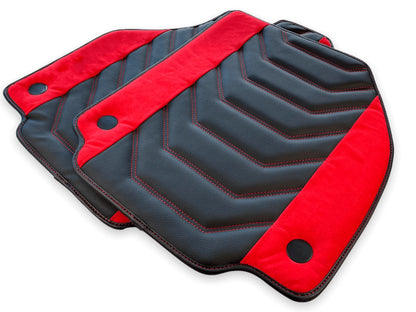 Leather Floor Mats for Ferrari 488 Pista Spider (2019-2023)