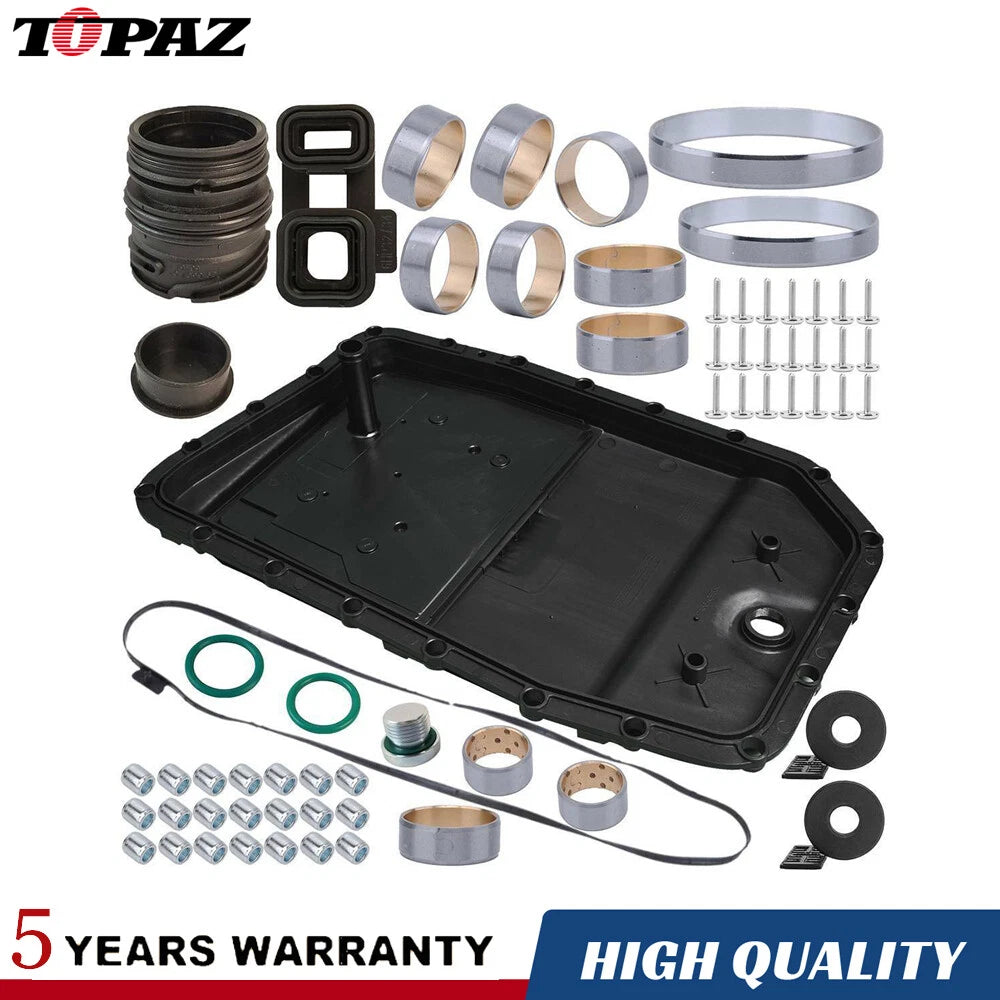 Trans Oil Pan & Repair Kit with Gasket & Drain Plug for BMW E82 E84 E89 E90