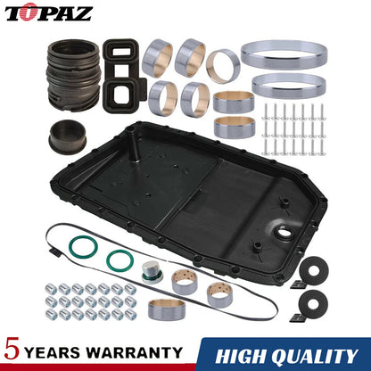 Trans Oil Pan & Repair Kit with Gasket & Drain Plug for BMW E82 E84 E89 E90