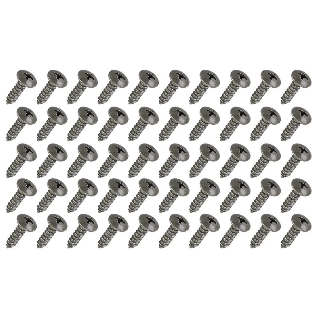 50 x Car Bumper Inner Fender Wheel Bolt Screws for Various Makes & Models