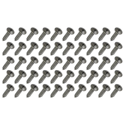 50 x Car Bumper Inner Fender Wheel Bolt Screws for Various Makes & Models