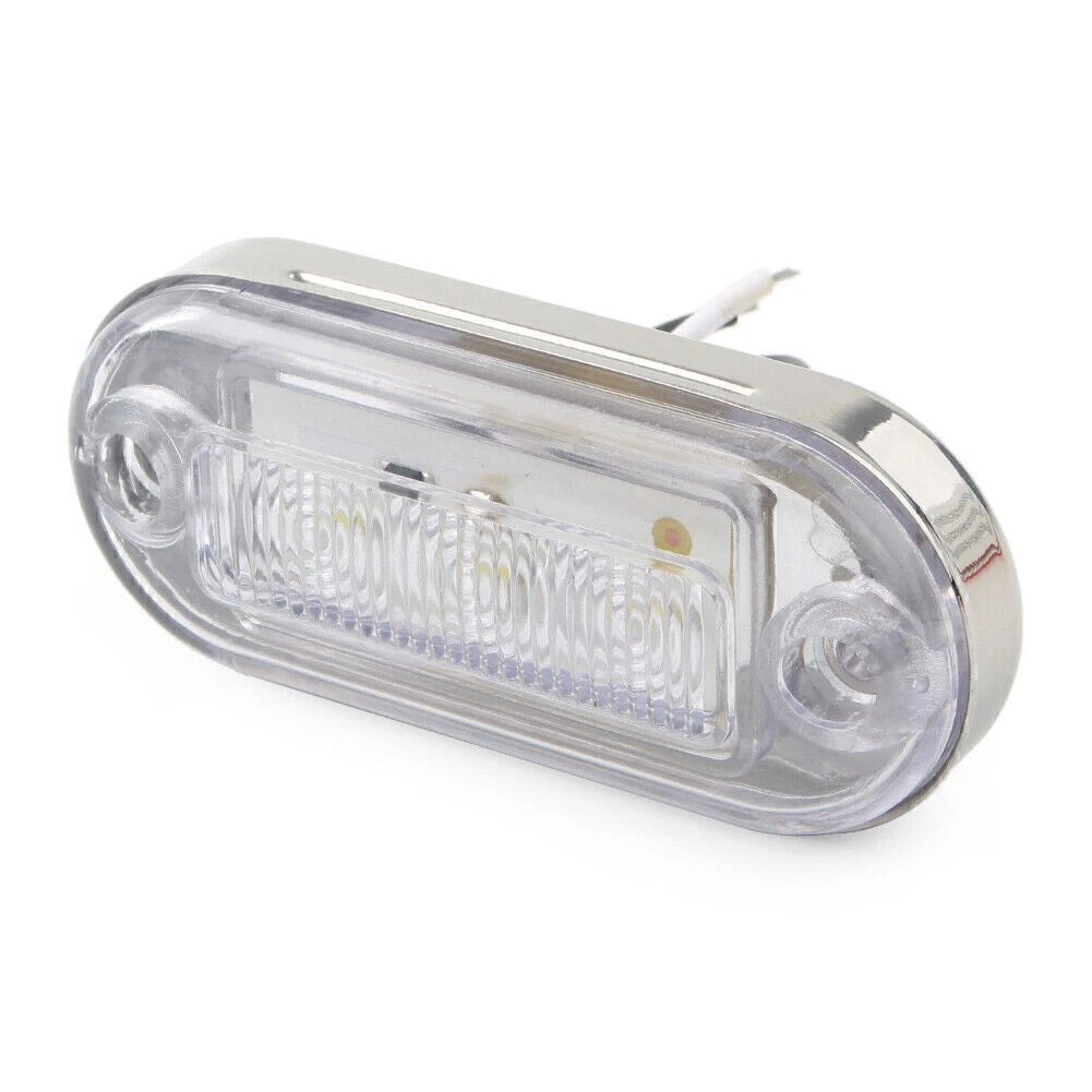 12V Red LED Side Marker Turn Signal Light for Truck Trailer RV Boat