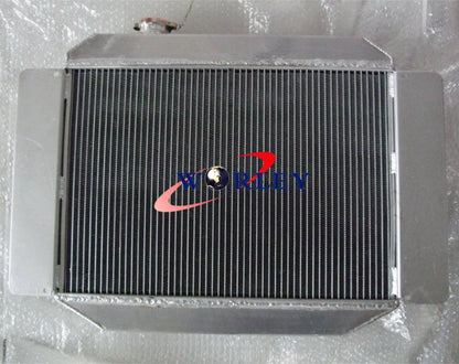 3 Row Alloy Radiator + Fan for Holden Kingswood HD HR HK HT HG 6cyl (1966-1970)