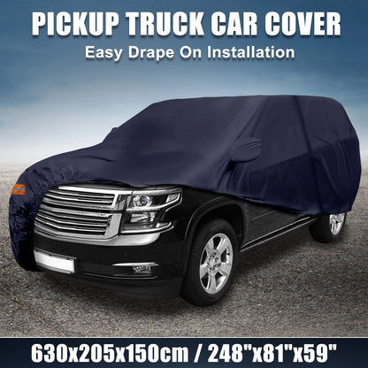 Car Cover for Chevrolet Tahoe 4-Door SUV (2007-2024) Navy Blue 190T PU