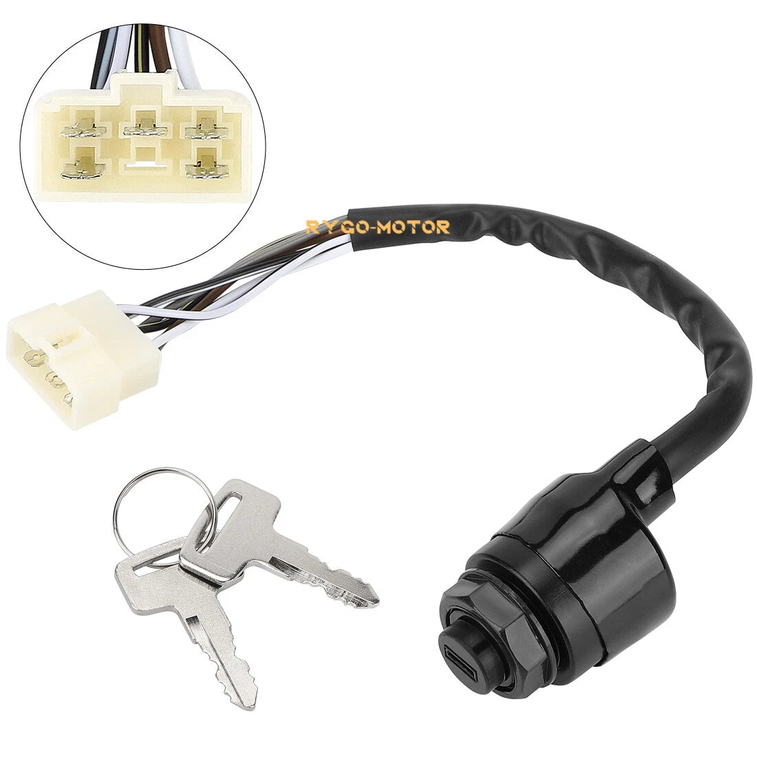 Ignition Key Switch for Kawasaki Mule 600 610 4000 4010