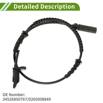 ABS Wheel Speed Sensor for BMW X1 F48 2016-2017 (2 x Sensors)