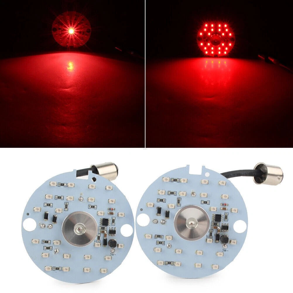 1157 Red LED Daytime Running Lights for Harley Davidson Touring (2014-2023)