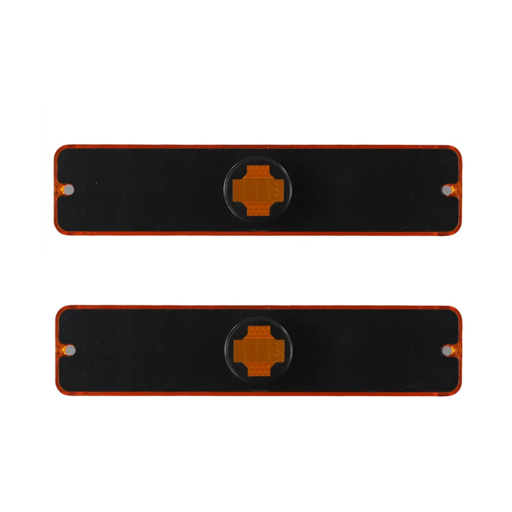 Front Bumper Side Marker Lights for 87-95 Jeep Wrangler YJ (1987-1995)