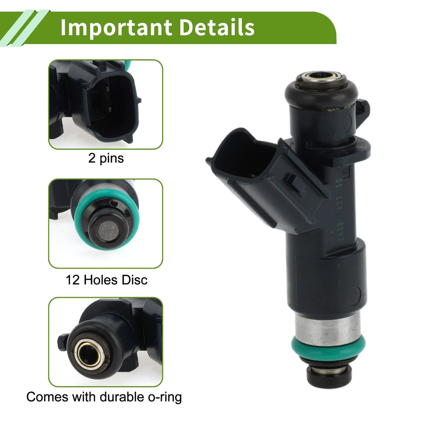 Fuel Injector Acura RL 3.5 Black (2005 - 2008)