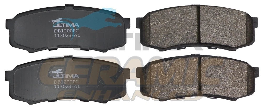 CERAMIC REAR BRAKE PADS for TOYOTA LANDCRUISER VDJ78 VDJ79 4.5L 1VD 1VDFT