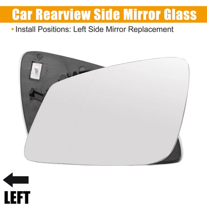 Heated Left Side Rearview Mirror Glass for BMW 5 Series (2001-2010)