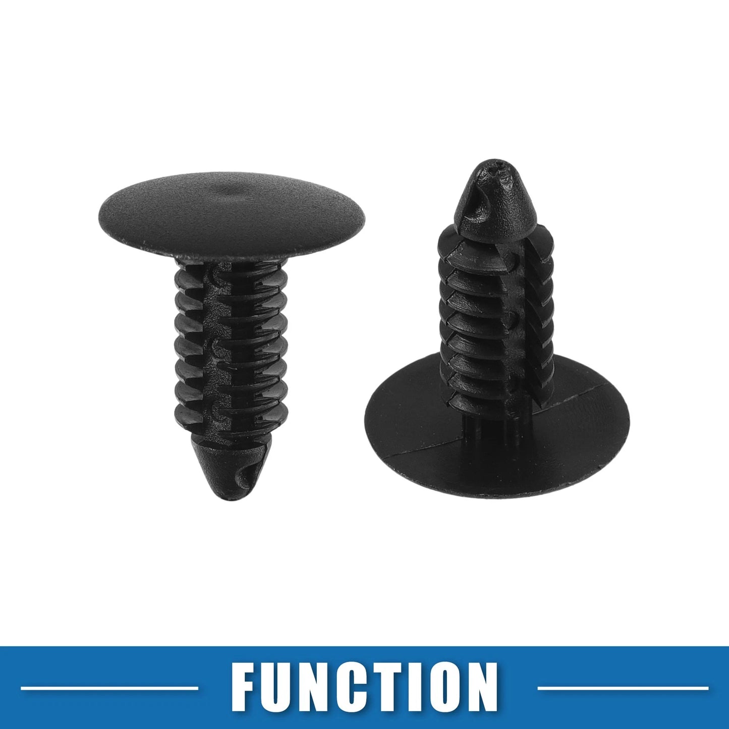 30 x Bumper Clips for Jeep Ram Plastic Black Automotive