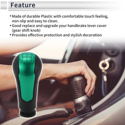 5 Speed Manual Gear Shift Knob for Chevrolet Spark Green Black