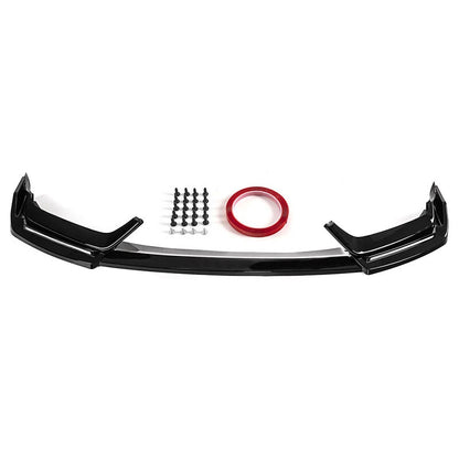 Gloss Black LED Front Bumper Lip for Honda Civic Si & Hatchback (2017-2021)