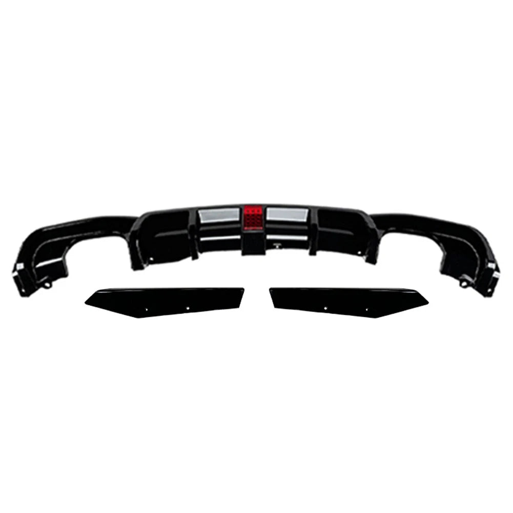 3PCS Rear Bumper Splitter Spoiler Lip for BMW 3-Series F30 F31 F35 M-Sport (12-19)