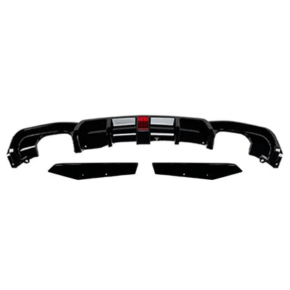 3PCS Rear Bumper Splitter Spoiler Lip for BMW 3-Series F30 F31 F35 M-Sport (12-19)