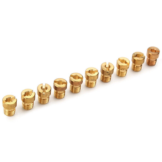 10PCS 5MM Main Jets Nozzle Kit for Dellorto Carburetor (75-98)
