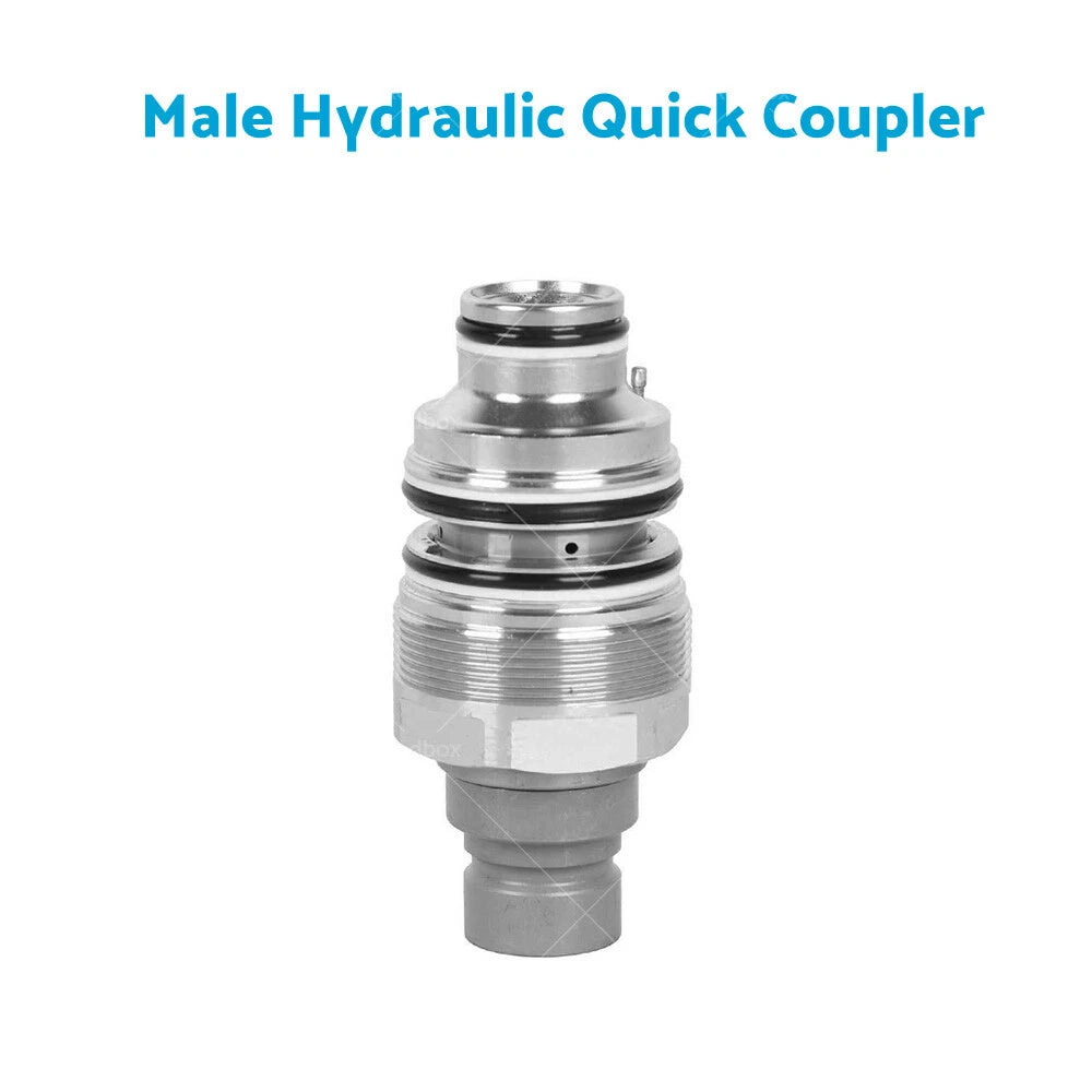 Hydraulic Flat Face Quick Coupler 46mm for Bobcat