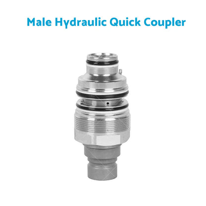 Hydraulic Flat Face Quick Coupler 46mm for Bobcat