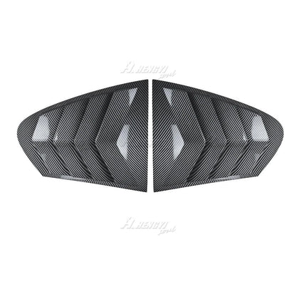 Carbon Look Rear Side Window Louver Vent Cover for BMW 5-Series (2011–2017)
