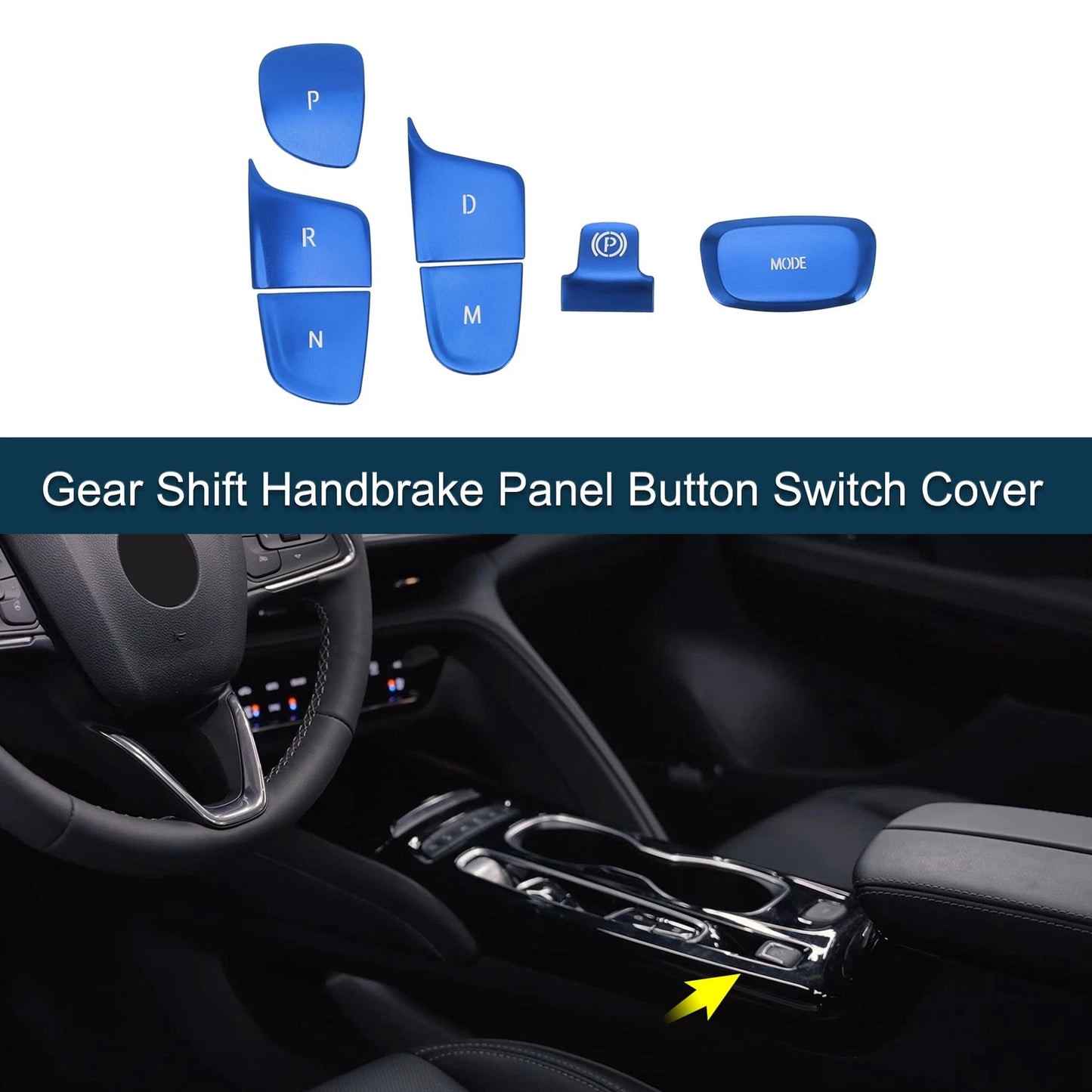 Gear Shift Handbrake Cover 1 Set for Buick Envision (2016–2023)