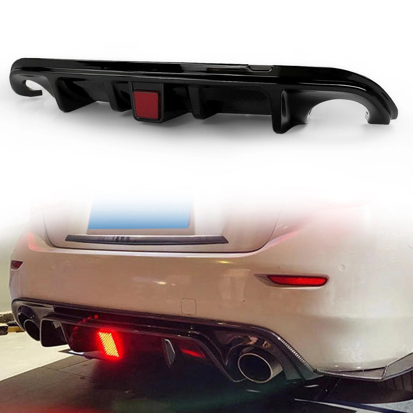 Rear Bumper Diffuser Lip for Infiniti Q50 (2014-2017)