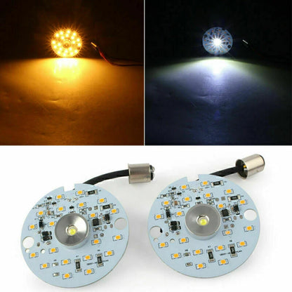 2 x 1157 LED Turn Signal Lights for Harley Davidson Touring