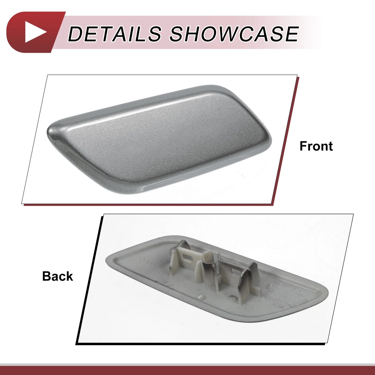 Front Right Washer Nozzle Cover for Lexus LX570 (2013-2015) - Grey 1 Pcs