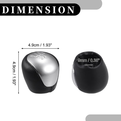 5 Speed Manual Gear Shift Knob for Hyundai IX35 (2009-2015) Black Leather