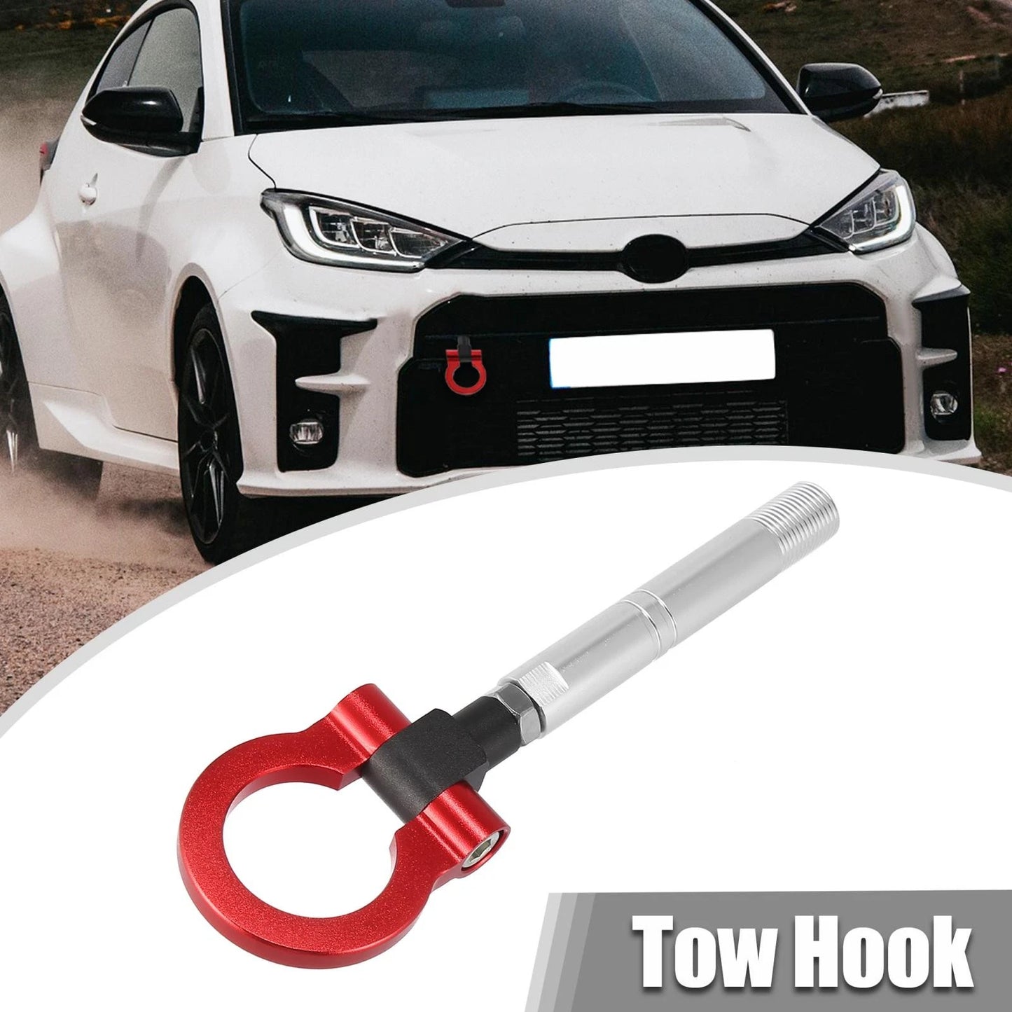 Tow Hook Screw On Round Trailer Ring for Toyota Avanza